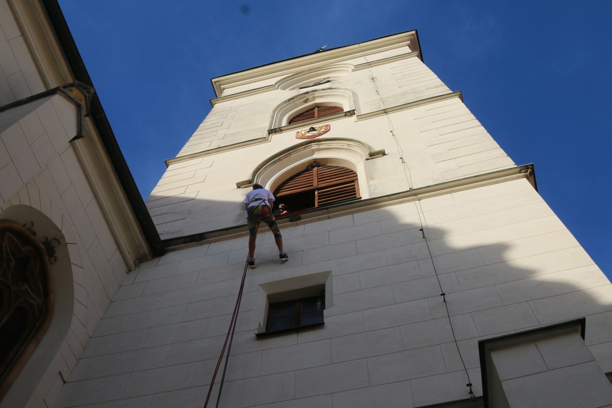 Obrázek - Fotografie - Akce vodňanská věž, Jdeme ji opravit