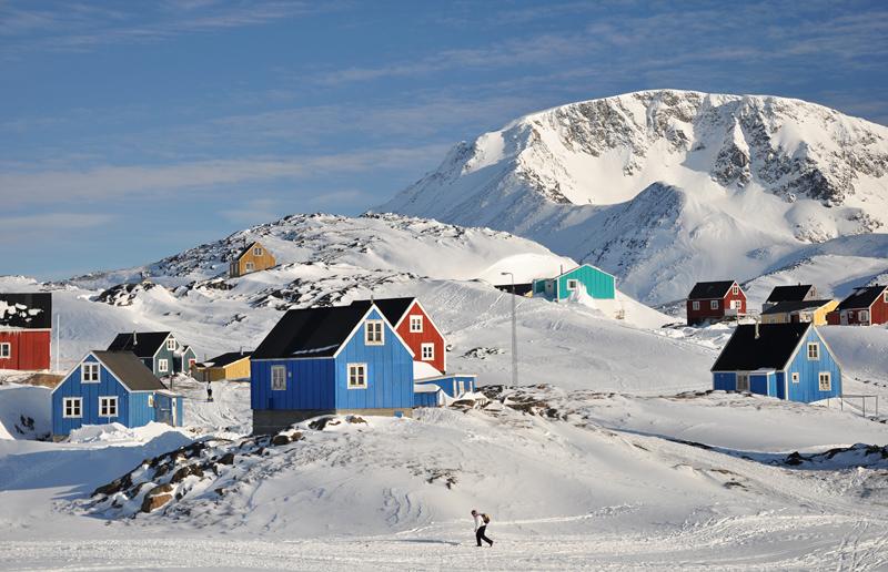 Plakát Grónsko - zima v Kulusuku