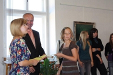 Fotografie z imatrikulace studentů Gymnázia 2009