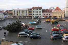 Vánoční stromeček na Vodňanském náměstí 2010