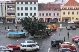 Vánoční stromeček na Vodňanském náměstí 2010