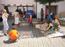 Fotografie - Výtvarná dílna H. Šťouračové na Vodňanských rybářských dnech 2011