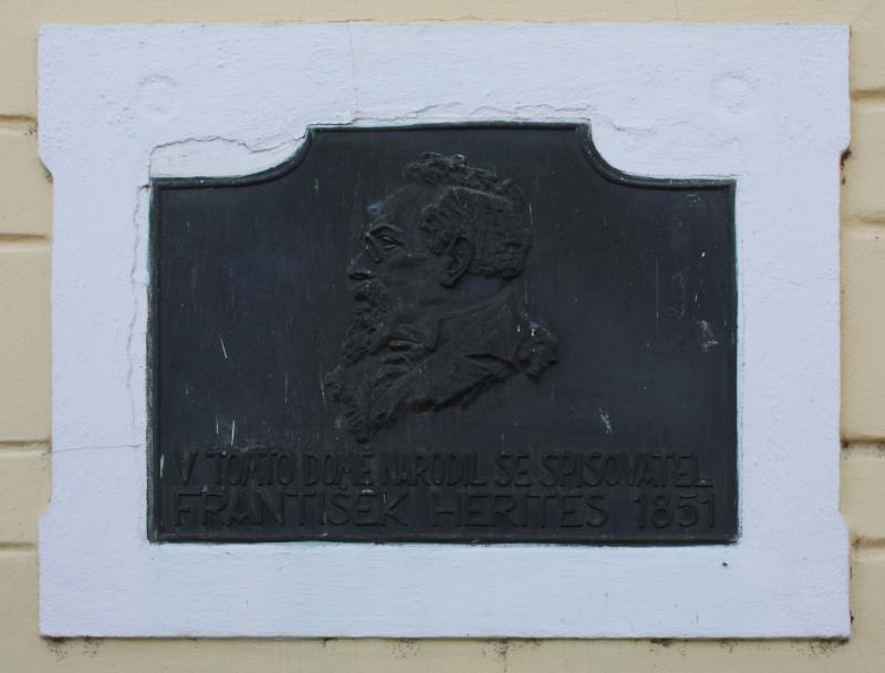 Obrázek - Commemorative plaque to writer František Herites