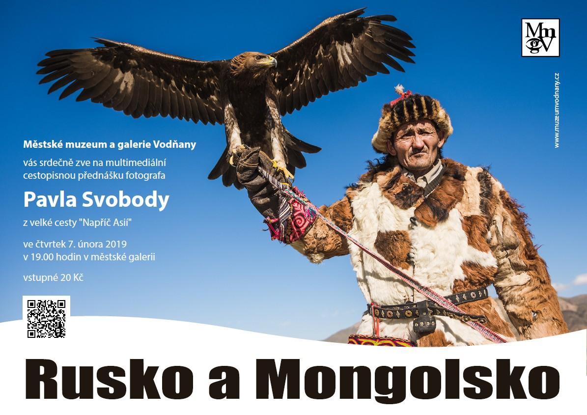 Plakát Rusko a Mongolsko