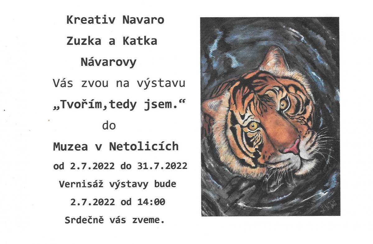 Plakát Tvořím, tedy jsem