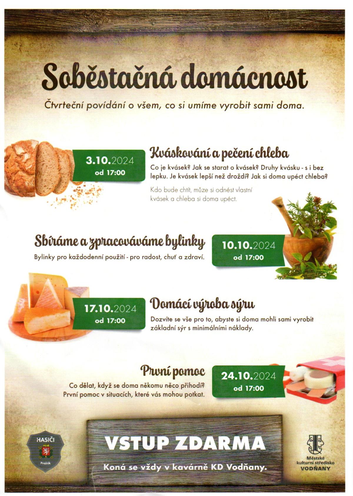 Plakát Kváskování a pečení chleba