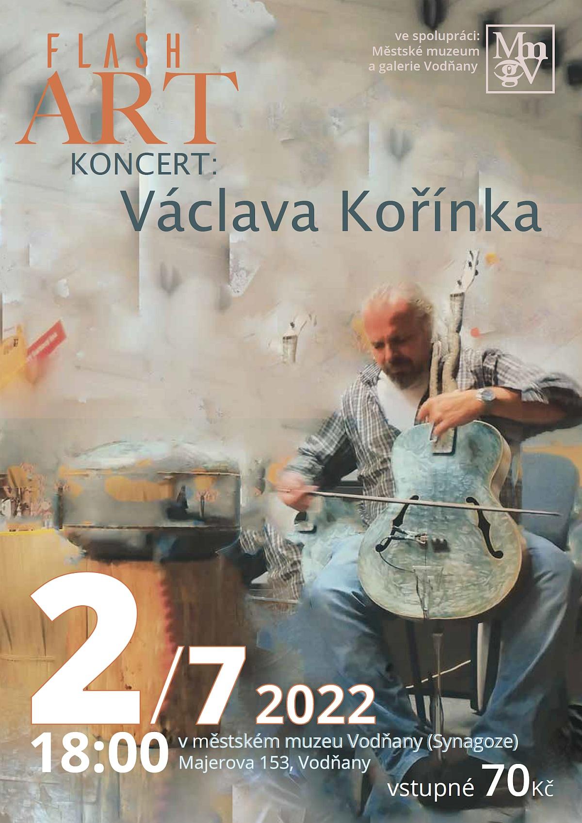 Plakát Koncert Václava Kořínka