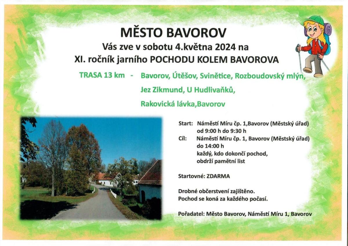 Plakát Pochod kolem Bavorova
