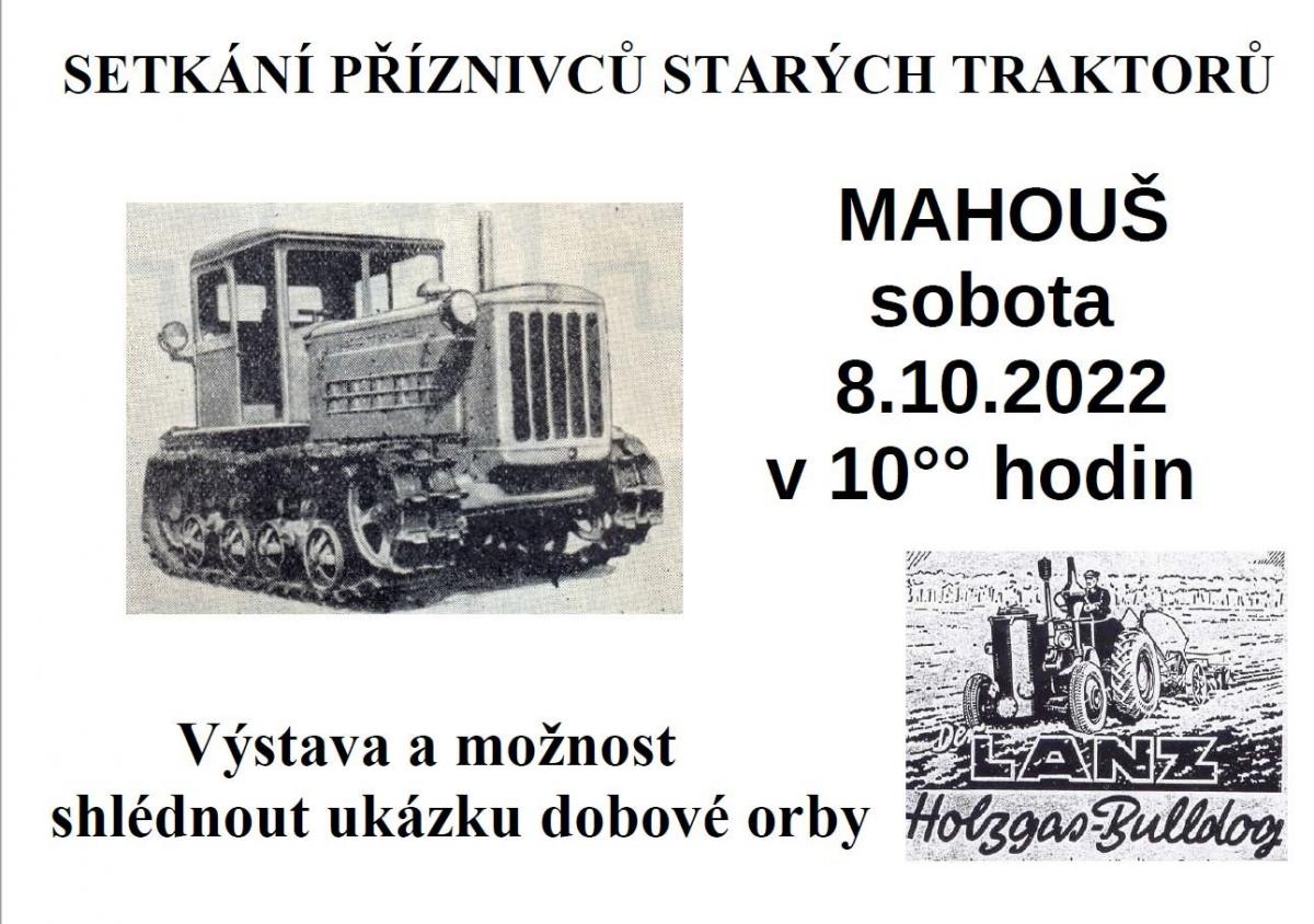 Plakát Setkání příznivců starých traktorů