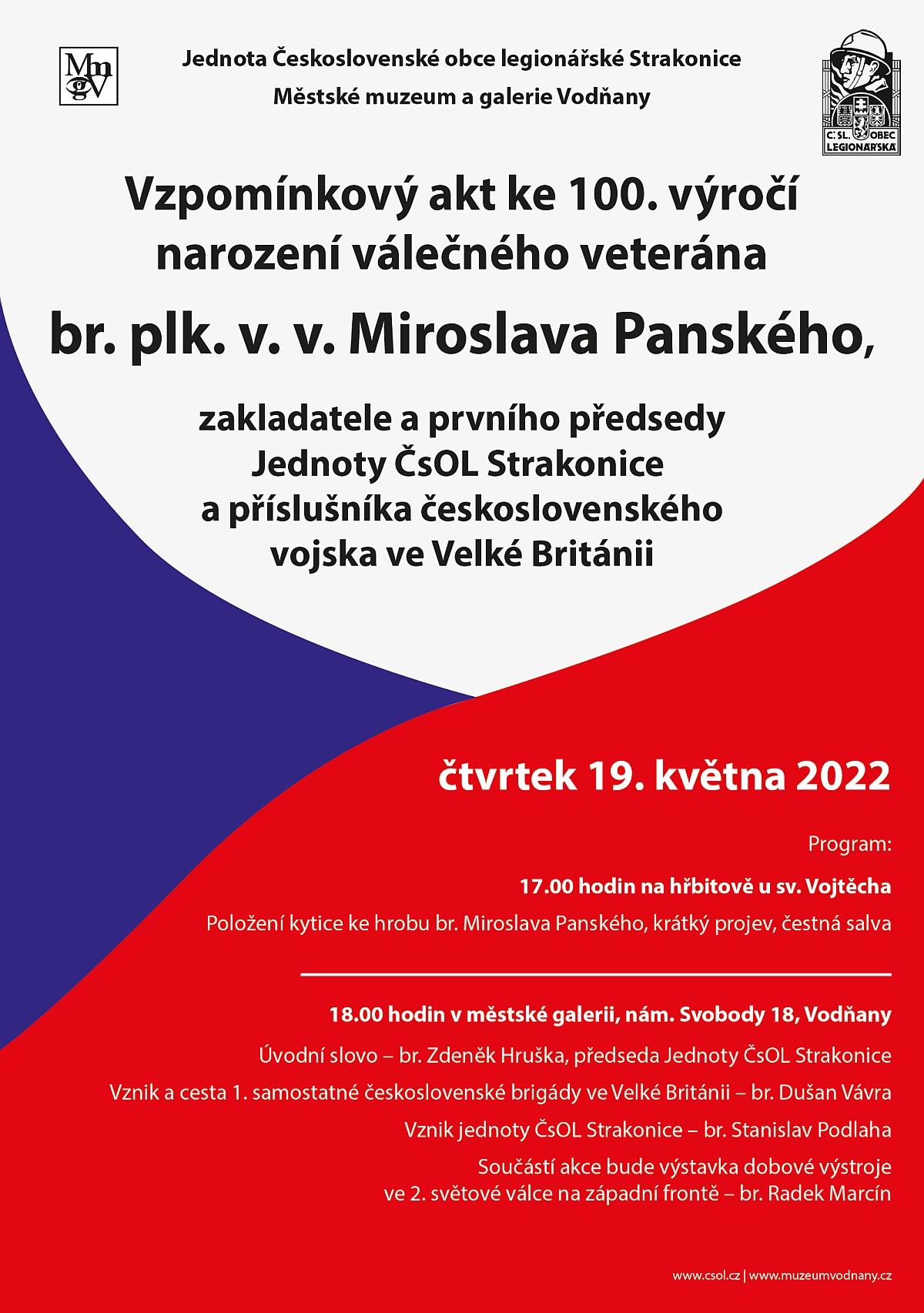 Plakát Miroslav Panský