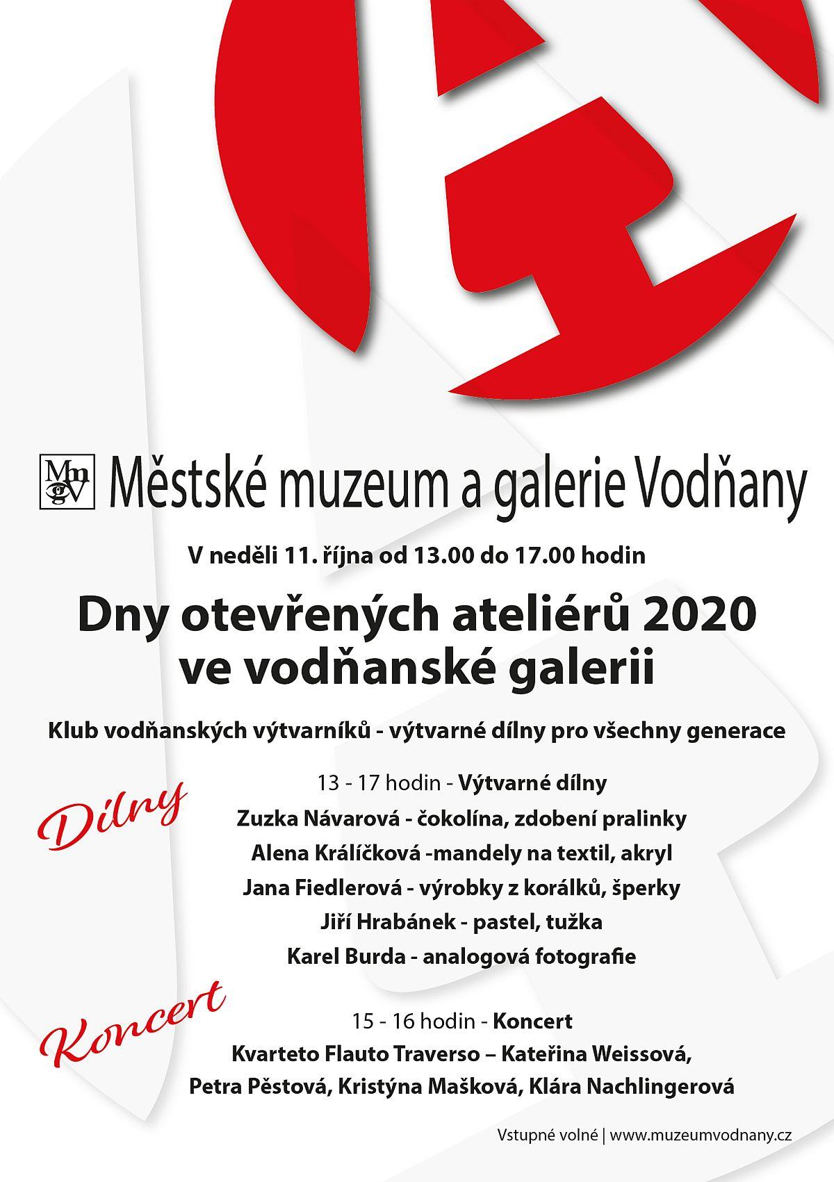 Plakát Dny otevřených ateliérů 2020