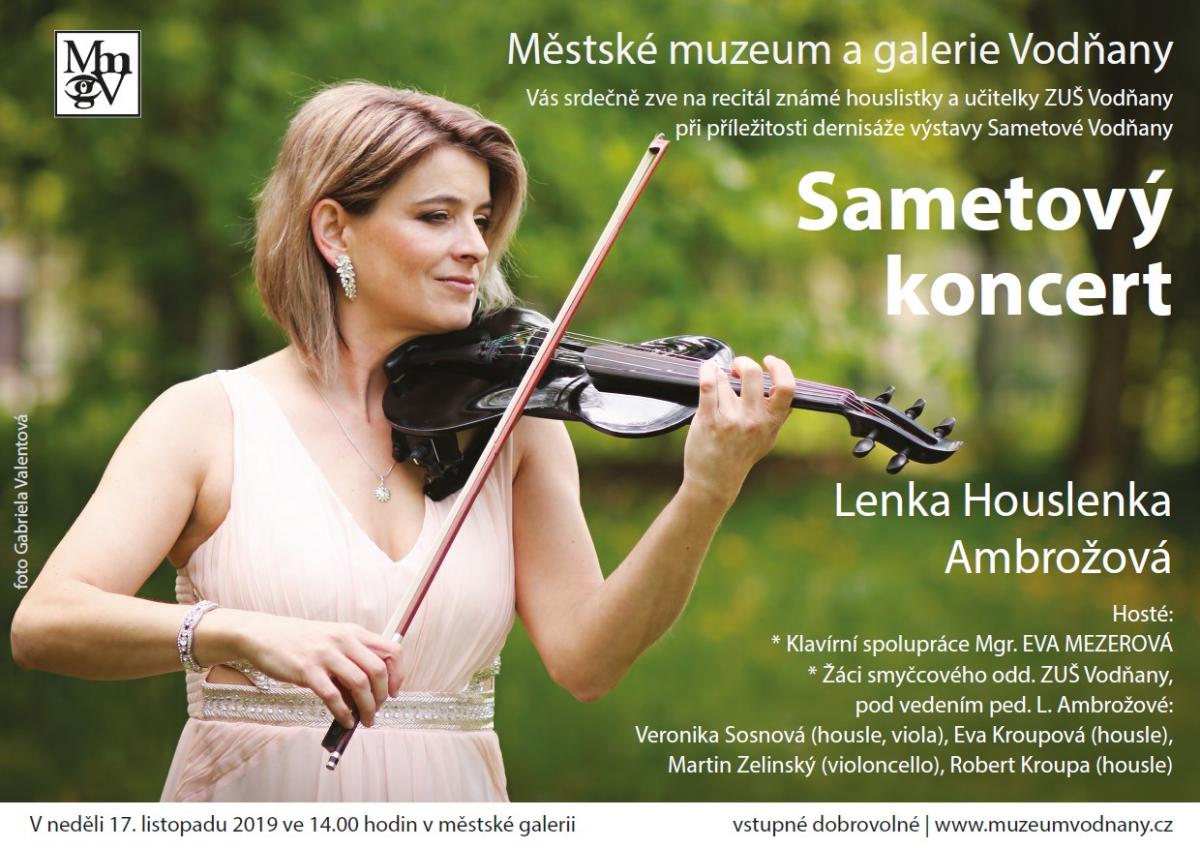 Plakát Sametový koncert