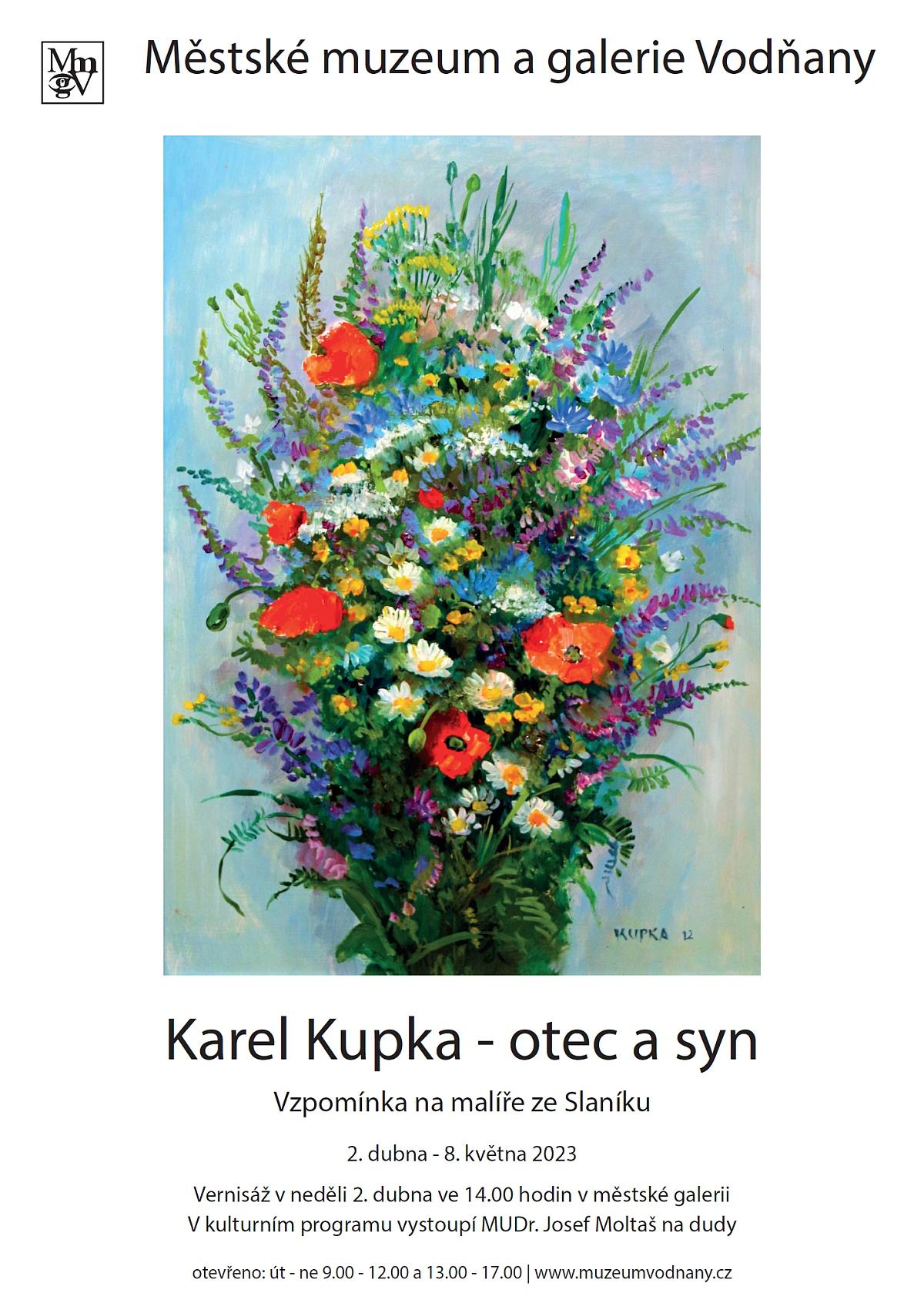 Plakát Karel Kupka - otec a syn