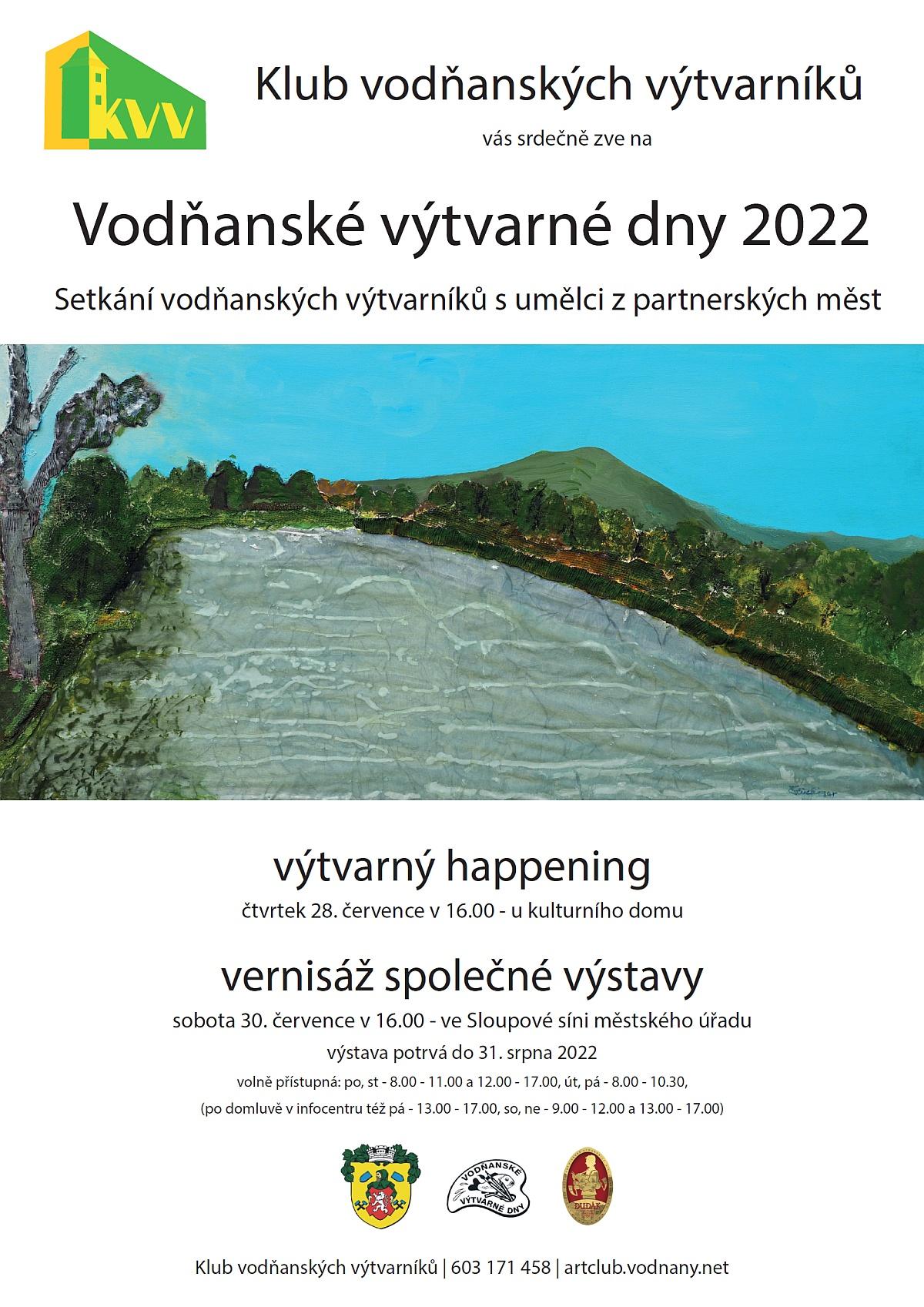 Plakát Vodňanské výtvarné dny 2022
