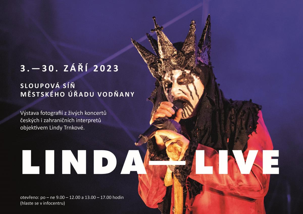 Plakát LINDA - LIVE