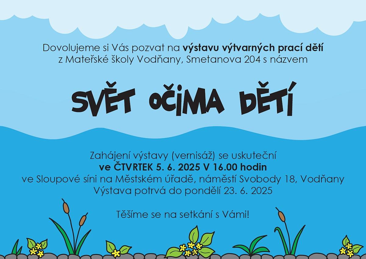 Plakát Mateřská škola Vodňany