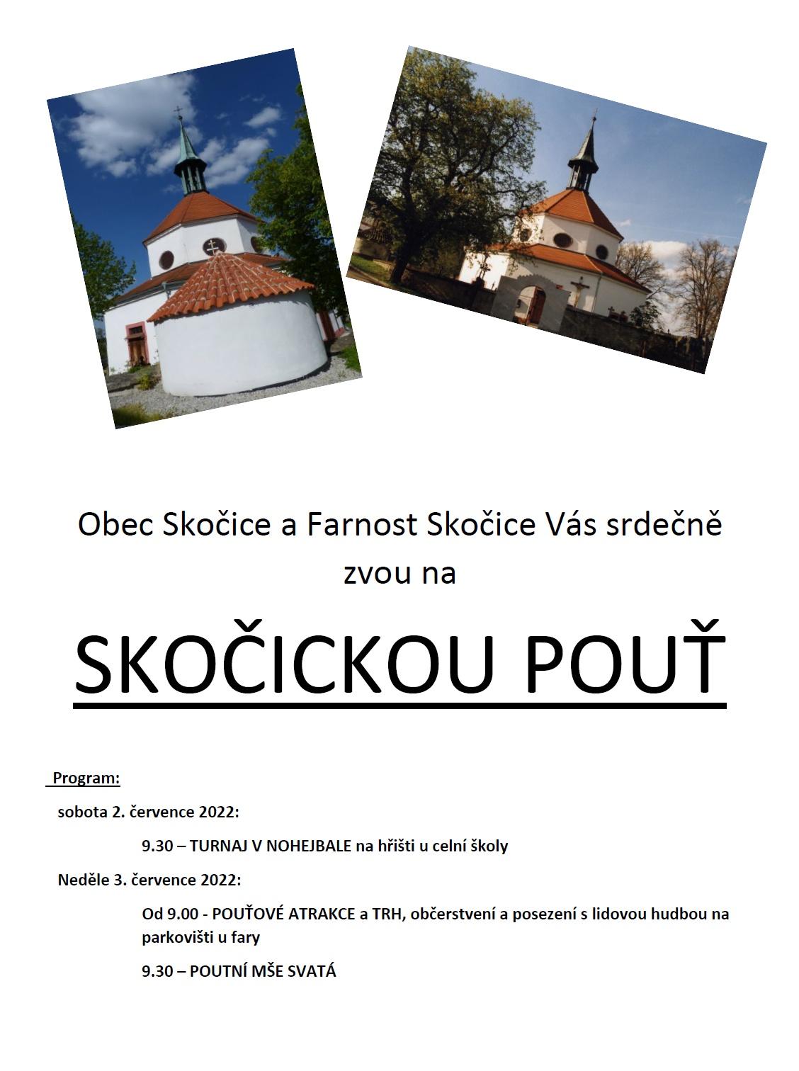 Plakát Skočická pouť